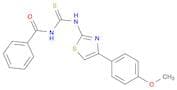 Benzamide, N-[[[4-(4-methoxyphenyl)-2-thiazolyl]amino]thioxomethyl]-
