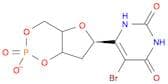 (6R)-6-(5-BROMO-2,6-DIOXO-1,2,3,6-TETRAHYDROPYRIMIDIN-4-YL)TETRAHYDRO-4H-FURO[3,2-D][1,3,2]DIOXAPH…