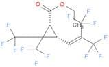 ETHYL (1R,3S)-2,2-BIS(TRIFLUOROMETHYL)-3-[3,3,3-TRIFLUORO-2-(TRIFLUOROMETHYL)PROP-1-ENYL]CYCLOPROP…