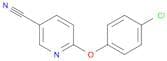 6-(4-Chlorophenoxy)nicotinonitrile