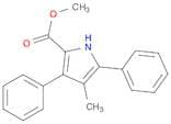 1H-Pyrrole-2-carboxylic acid, 4-methyl-3,5-diphenyl-, methyl ester
