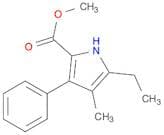 1H-Pyrrole-2-carboxylic acid, 5-ethyl-4-methyl-3-phenyl-, methyl ester