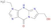 9H-Imidazo[1,2-a]purin-9-one, 3-ethyl-3,4-dihydro-6-(hydroxymethyl)-