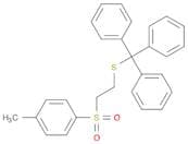 Benzene, 1-methyl-4-[[2-[(triphenylmethyl)thio]ethyl]sulfonyl]-