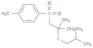 Benzene, 1-methyl-4-[[2-methyl-2-[(2-methylpropyl)thio]propyl]sulfonyl]-