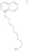 Quinolinium, 1-[(octylthio)methyl]-, chloride