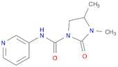 1-Imidazolidinecarboxamide, 3,4-dimethyl-2-oxo-N-3-pyridinyl-
