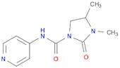 1-Imidazolidinecarboxamide, 3,4-dimethyl-2-oxo-N-4-pyridinyl-