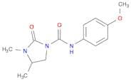 1-Imidazolidinecarboxamide, N-(4-methoxyphenyl)-3,4-dimethyl-2-oxo-