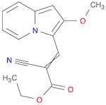 2-Propenoic acid, 2-cyano-3-(2-methoxy-3-indolizinyl)-, ethyl ester