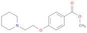 Benzoic acid, 4-[2-(1-piperidinyl)ethoxy]-, methyl ester