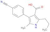 1H-Pyrrole-3-carboxylicacid, 4-(4-cyanophenyl)-5-methyl-2-propyl-
