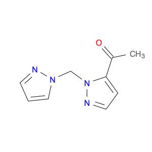 Ethanone, 1-[1-(1H-pyrazol-1-ylmethyl)-1H-pyrazol-5-yl]-