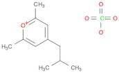 Pyrylium, 2,6-dimethyl-4-(2-methylpropyl)-, perchlorate