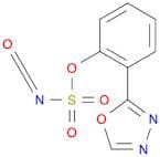 Isocyanatosulfuric acid, 2-(1,3,4-oxadiazol-2-yl)phenyl ester