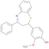 Phenol, 4-(2,3-dihydro-4-phenyl-1,5-benzothiazepin-2-yl)-2-methoxy-