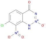 1,2,3-Benzotriazin-4(1H)-one, 7-chloro-8-nitro-, 2-oxide