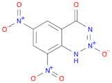 1,2,3-Benzotriazin-4(1H)-one, 6,8-dinitro-, 2-oxide