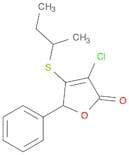 2(5H)-Furanone, 3-chloro-4-[(1-methylpropyl)thio]-5-phenyl-