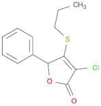 2(5H)-Furanone, 3-chloro-5-phenyl-4-(propylthio)-