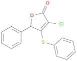 2(5H)-Furanone, 3-chloro-5-phenyl-4-(phenylthio)-