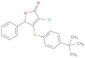 2(5H)-Furanone, 3-chloro-4-[[4-(1,1-dimethylethyl)phenyl]thio]-5-phenyl-