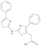 5-Thiazoleacetic acid, 4-phenyl-2-[(4-phenyl-2-thiazolyl)amino]-