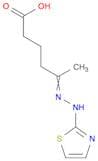 Hexanoic acid, 5-(2-thiazolylhydrazono)-