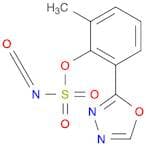 Isocyanatosulfuric acid, 2-methyl-6-(1,3,4-oxadiazol-2-yl)phenyl ester