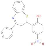 Phenol, 2-(2,3-dihydro-4-phenyl-1,5-benzothiazepin-2-yl)-4-nitro-