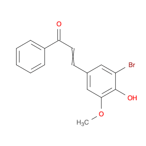 2-Propen-1-one, 3-(3-bromo-4-hydroxy-5-methoxyphenyl)-1-phenyl-