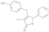 2(5H)-Furanone, 3-chloro-4-[(4-methylphenyl)thio]-5-phenyl-