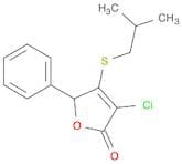 2(5H)-Furanone, 3-chloro-4-[(2-methylpropyl)thio]-5-phenyl-