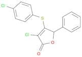 2(5H)-Furanone, 3-chloro-4-[(4-chlorophenyl)thio]-5-phenyl-