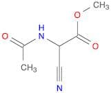 Acetic acid, (acetylamino)cyano-, methyl ester