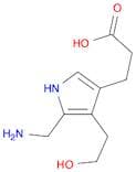 1H-Pyrrole-3-propanoic acid, 5-(aminomethyl)-4-(2-hydroxyethyl)-