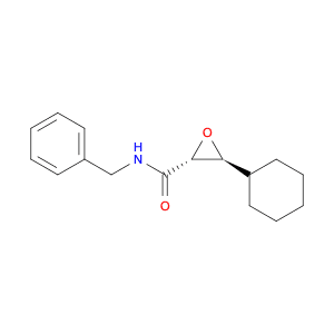 Oxiranecarboxamide, 3-cyclohexyl-N-(phenylmethyl)-, trans-