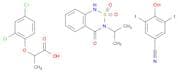2-(2,4-dichlorophenoxy)propanoic acid; 4-hydroxy-3,5-diiodo-benzonitrile; 3-isopropyl-2,2-dioxo-1h…