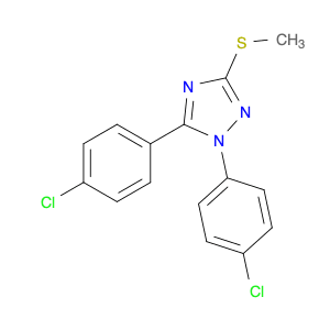 1,5-Bis(4-chlorophenyl)-3-(methylthio)-1H-1,2,4-triazole