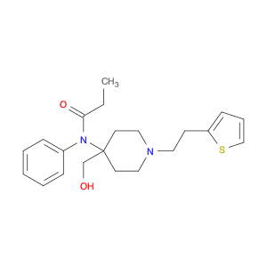 N-(4-(HYDROXYMETHYL)-1-(2-(2-THIENYL)ETHYL)-PIPERIDIN-4-YL)-N-PHENYLPRO PANAMIDE