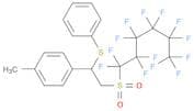 Benzene, 1-methyl-4-[1-(phenylthio)-2-[(tridecafluorohexyl)sulfonyl]ethyl]-