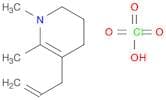 Pyridine, 1,2,3,4-tetrahydro-1,6-dimethyl-5-(2-propenyl)-, perchlorate