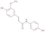 2-Propenamide, 3-(4-hydroxy-3-methoxyphenyl)-N-(4-hydroxyphenyl)-