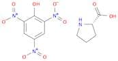 L-Proline, compd. with 2,4,6-trinitrophenol (1:1)