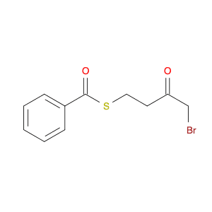 Benzenecarbothioic acid, S-(4-bromo-3-oxobutyl) ester