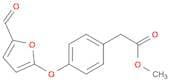 METHYL 2-[4-[(5-FORMYL-2-FURYL)OXY]PHENYL]ACETATE