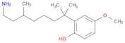 Phenol, 2-(7-amino-1,1,5-trimethylheptyl)-4-methoxy-