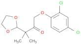 2-Butanone, 1-(2,4-dichlorophenoxy)-3-(1,3-dioxolan-2-yl)-3-methyl-