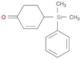 2-Cyclohexen-1-one, 4-(dimethylphenylsilyl)-