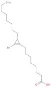 1-Cyclopropene-1-octanoic acid, 2-bromo-3-octyl-